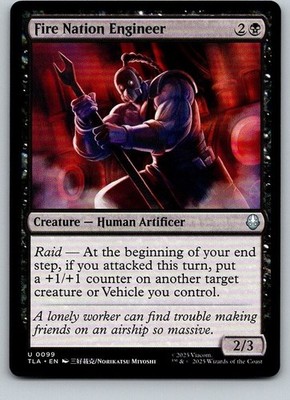 Fire Nation Engineer TLA 99 MTG