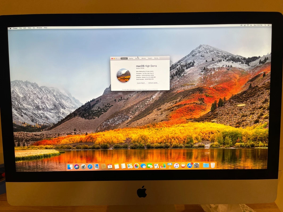 Apple iMac with Retina 5K display 2017 Release Year Apple Desktops