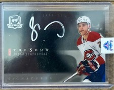 2022-23 UPPER DECK THE CUP JURAJ SLAFKOVSKY THE SHOW ROOKIE AUTO BLACK