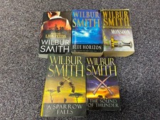 WILBUR SMITH  BOOK BUNDLE X 5   Free Post