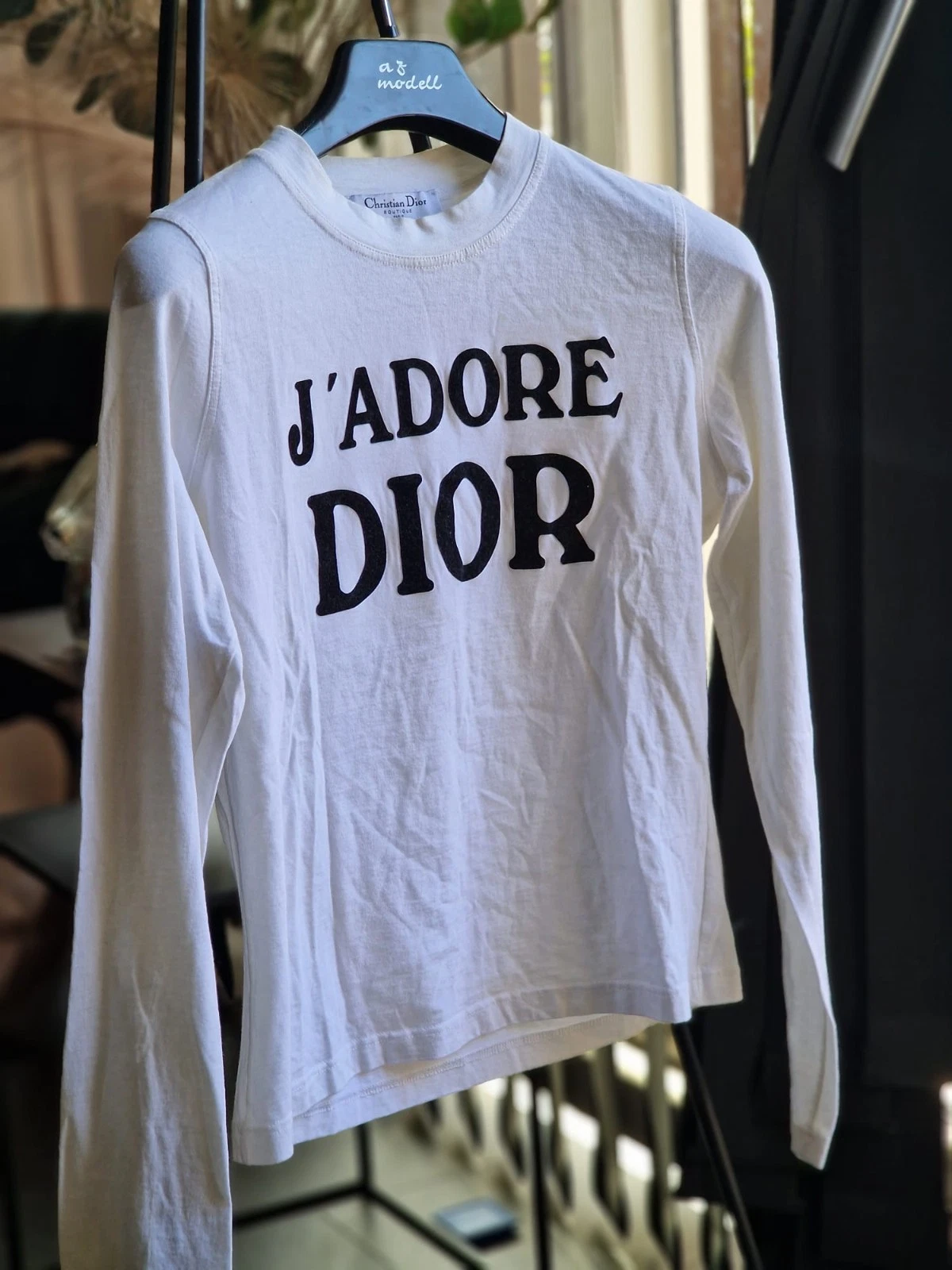Dior — Dior Y2K long sleeve iconic print wit maat M