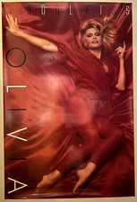 Olivia Newton-John Soul Kiss poster 1985 24 x 36in VG