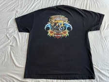 Vintage 90  s Harley Davidson Kauai Hawaii Island Style Tee USA XL