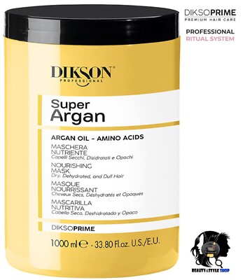 DIKSON PRIME SUPER ARGAN NOURISHING MASK DRY MATTE HAIR 1000ML