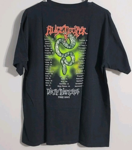 T-shirt vintage Alice Cooper tour 2004 taglia L grande - Foto 10 di 14
