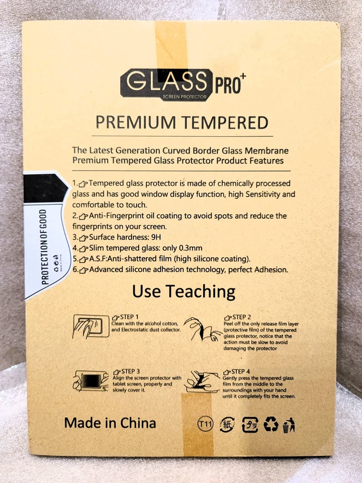 Premium Tempered Glass Screen Protector For Samsung Galaxy Tablet A8 (2 Pack) - Image 3 of 4