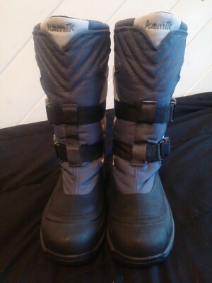KAMIK Centigrade Winter Boots. Womens Sz6. Blue/ Gray.  VG Condition.