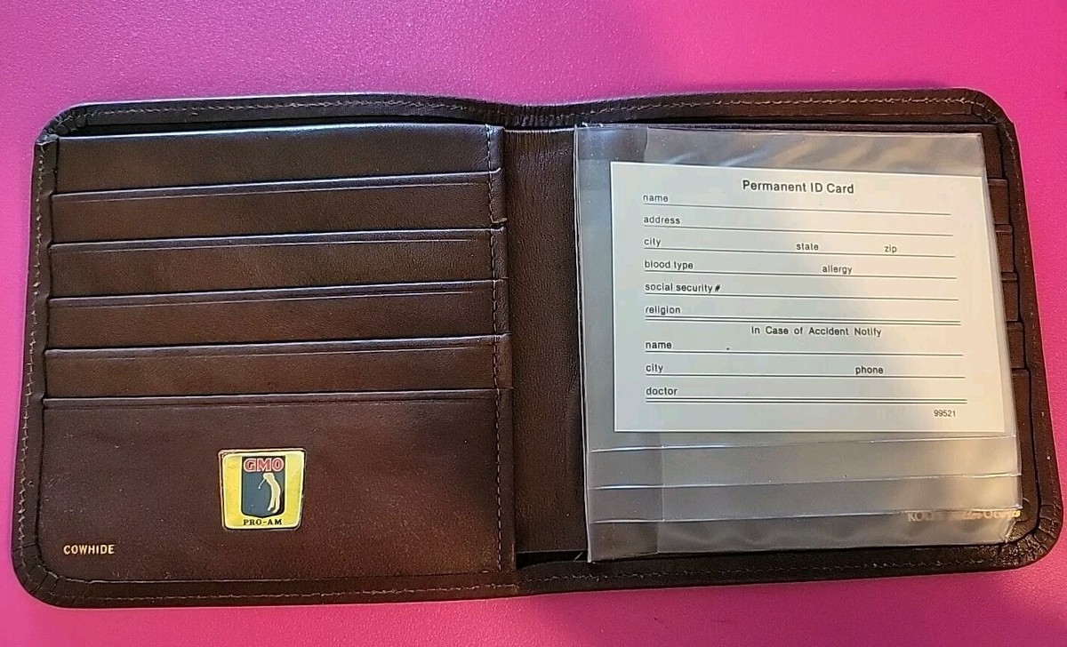 NEW ROLFS Golden Circle GMO Pro-Am Wallet In Brown/ Rare | eBay