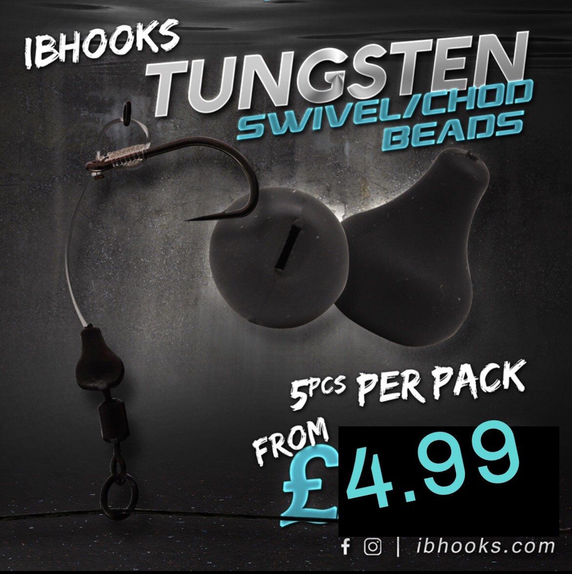 tungsten swivel beads knot chod beads carp fishing Chod Sinkers eBay