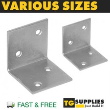 Universal Galvanised Angle Bracket Corner Brace Corner Angle Metal Plate Timber