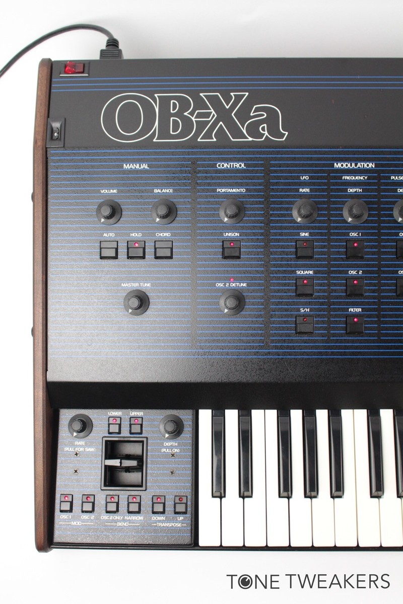 Oberheim OBXa midi synthesizer FULLY RESTORED keyboard VINTAGE