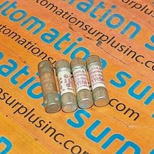 LOT OF 4 GOULD TRM10 250V 10A TIME-DELAY FUSES NEW