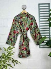 Luxury Velvet Fringe Jacket Coat Kimono Duster Bird Printed Kimono Long Jacket