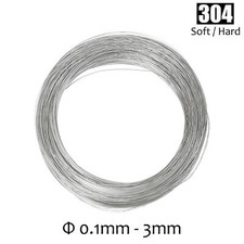 Drut sprężynowy Drut ze stali nierdzewnej V2A Stal nierdzewna 0,1 0,2 0,3 0,4 do 3mm