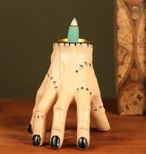 1 PC Hand Resin Incense Cone Holder Burner Thing Halloween Decor 