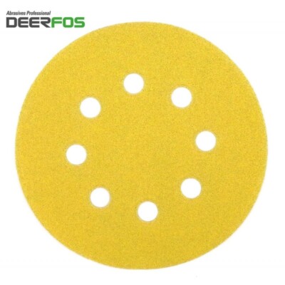 125 mm Schleifscheiben Nass und Trocken Schwingschleifpapier Klett Pads Körnung 40-3000 