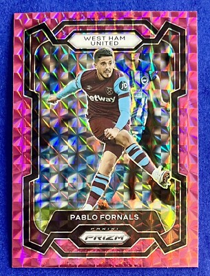 Pablo Fornals 2023-24 Panini Prizm Premier League PINK MOSAIC #222 WEST HAM