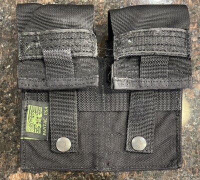 Pantac Double Mag Hard Insert Black Tactical Pouch | eBay