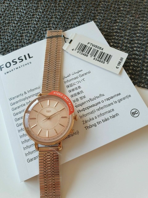 Fossil Hybrid Smartwatch Cameron Rose 