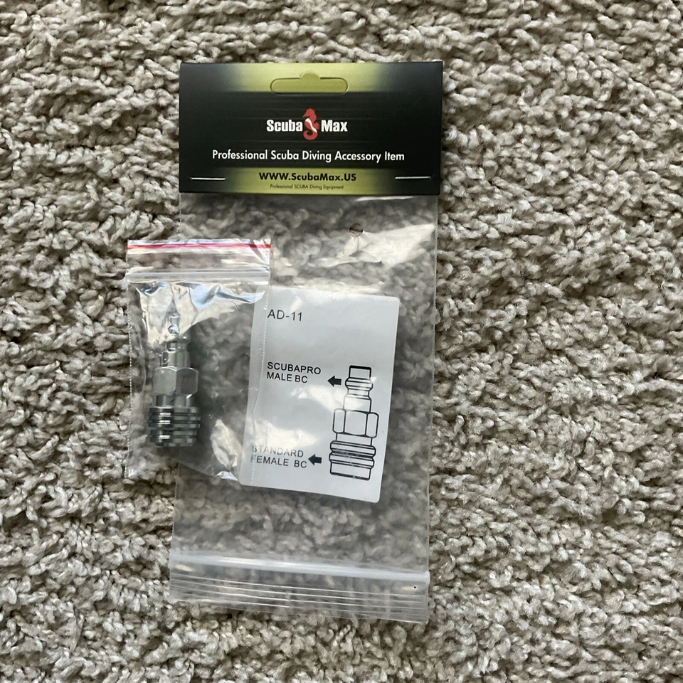 SCUBAMAX AD-11 Scubapro Air 2 Male To Standard Female Inflator