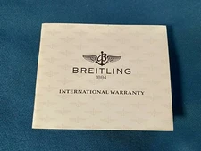 Breitling Warranty Certificate For Breitling Shark A58605