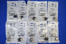 Pomona 4892-0 Double Banana Plug Stackable 15A Brass Gold Plated Black (Qty. 10)