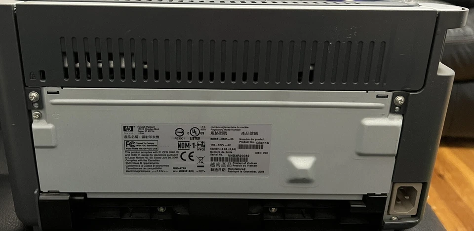 HP LaserJet P1006 Printer. Used - Image 4 of 4