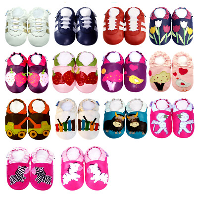 Kids Boy Shoes Baby Girl Cribs Infant Toddler Moccasin Booties 0-3Y