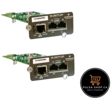 Lot of (2)x Liebert Emerson IntelliSlot IS-UNITY-DP Network Communication Card !