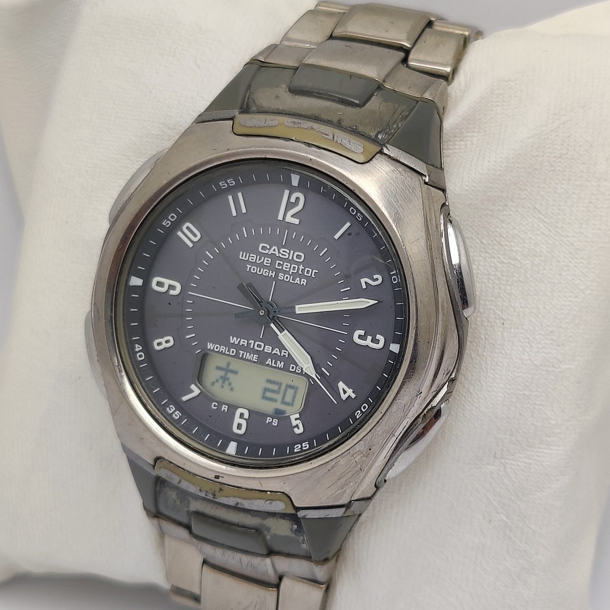 Casio WVA-430TJ TOUGH SOLAR 3311 Ana-Digi Quartz Vintage Watch