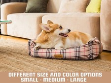 Orthopedic Pet Calming Bed Soft Warm Cat Dog Nest House Small Large Washable Mat