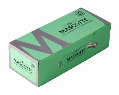 25 Boxes MASCOTTE Filter Sleeves X-Long 200, with Extra Long Paper Filter