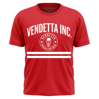 Vendetta Inc. Herren Shirt Rundhals kurzarm Classic 1.0 rot VD-1486 gR S bis 4XL