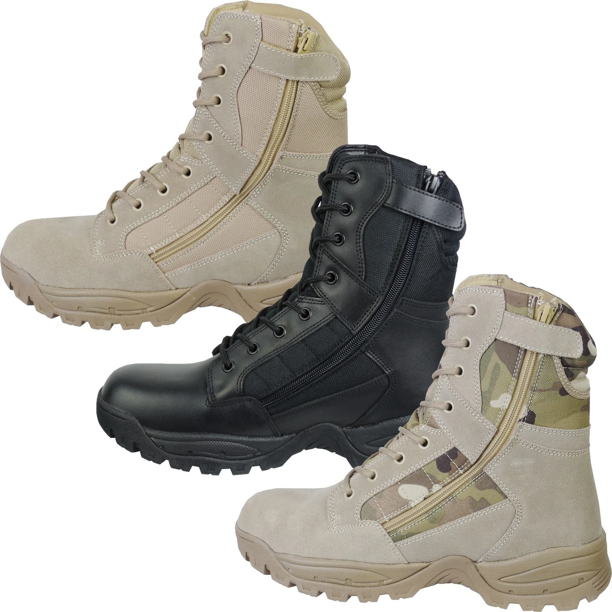 Security clearance patrol boots