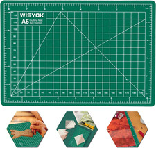 6" X 8" A5 Self-Healing Craft Mat, Small Rotary Cutting Mat for Sewing, Fabric,