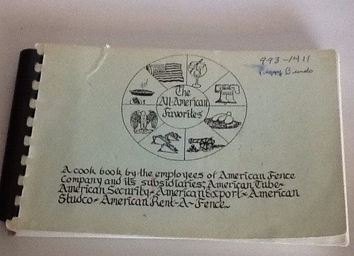 1986 American fence company & Subsidiaries Arizona Community Employee Cookbook 