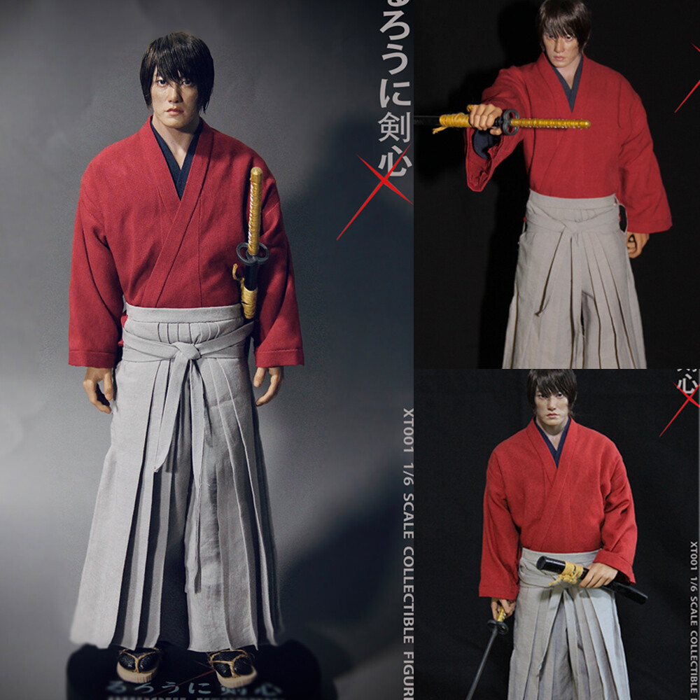 Satoh Takeru Red Rurouni Kenshin Swordman Suit 1/6 HIMURA KENSHIN