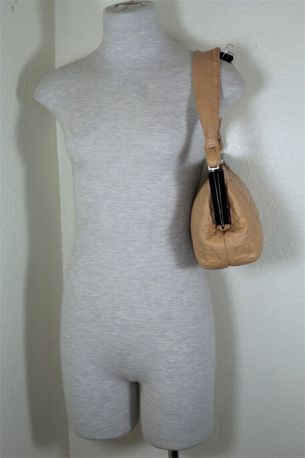 CHANEL Camel Brown Bar Quilt Lambskin Leather Resin CC Brown Frame Shoulder  Bag