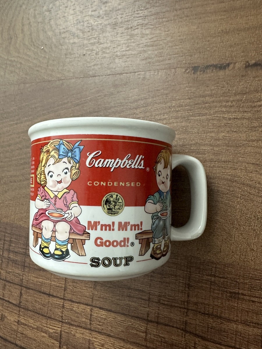 Vintage 1989 Campbell's Soup Mm Mm Good Soup Cup Bowl Coffee Mug