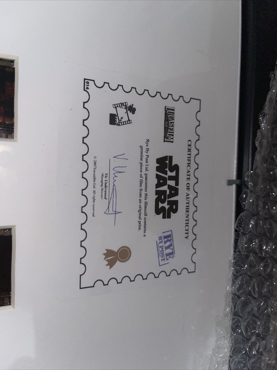 Filmcells Star Wars through the Ages Episodes 1-6 Framed Wall Art