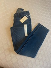 Universal Thread Mid-Rise Curvy Skinny Washed Indigo Size 00 24" WAIST new