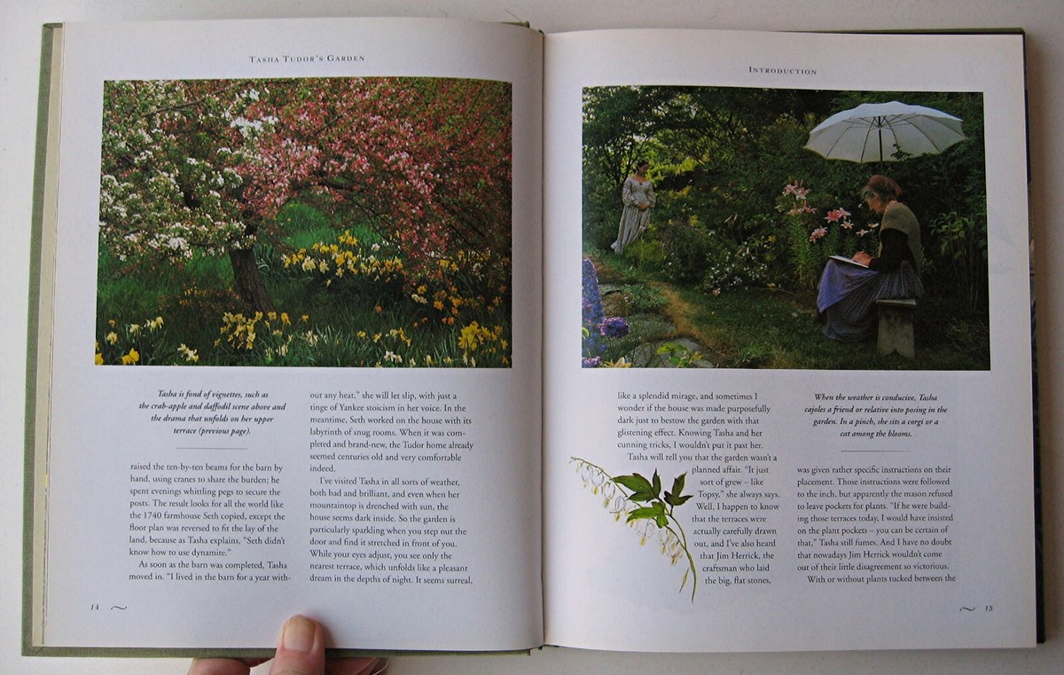 TASHA TUDOR'S GARDEN Tovah Martin ILLUS Richard W. Brown HC DJ 1st