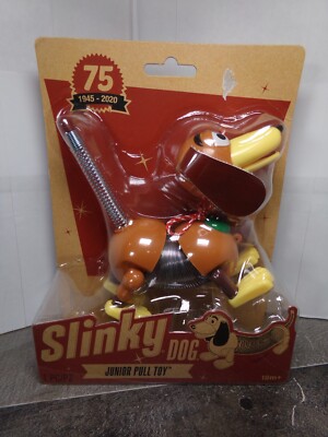 Slinky Dog Jr Pull Toy 75th Anniversary Retro Package Toy Story Alex Toys NEW