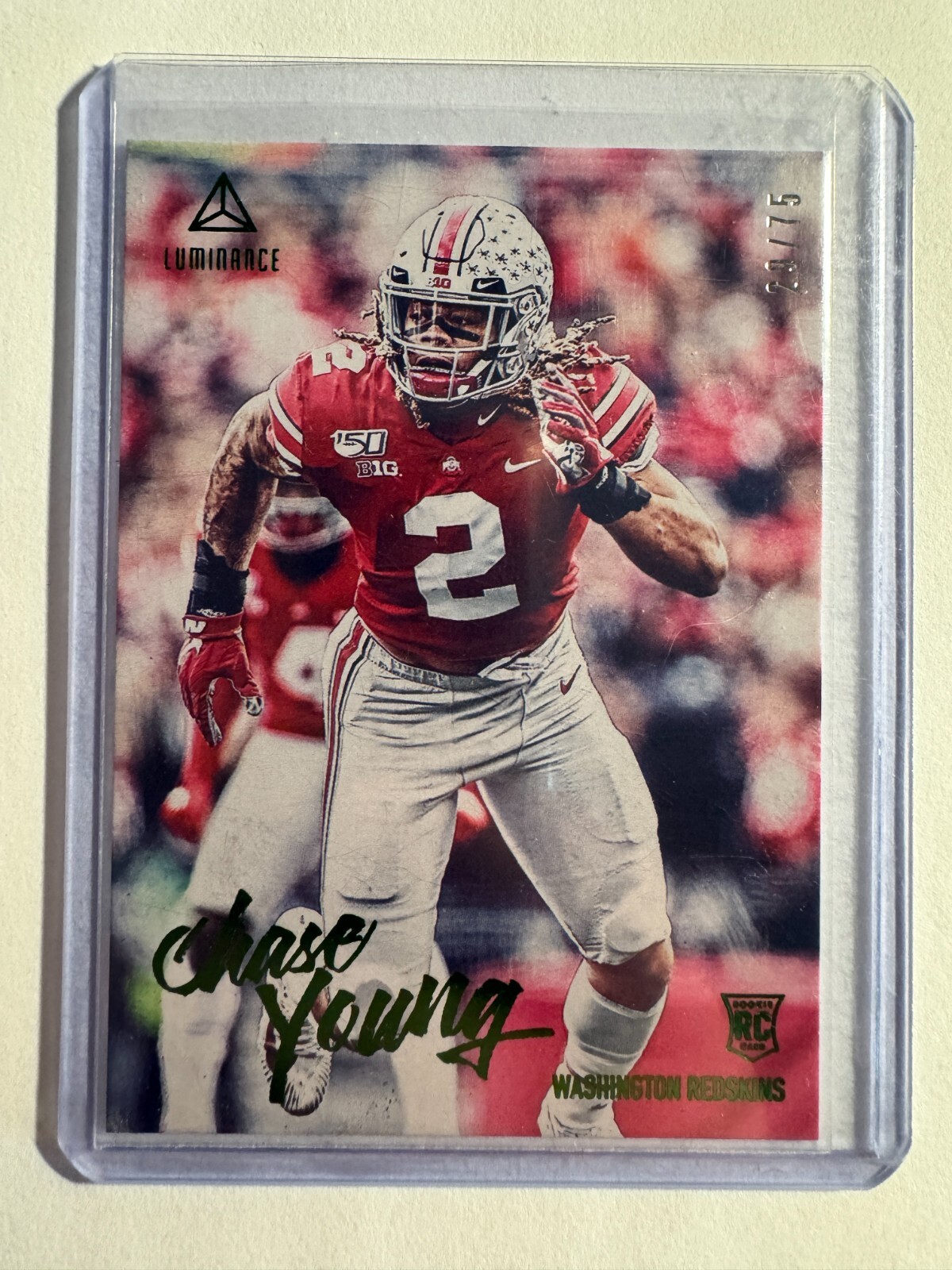 K175,353 - 2020 Panini Luminance Green #106 Chase Young #/75