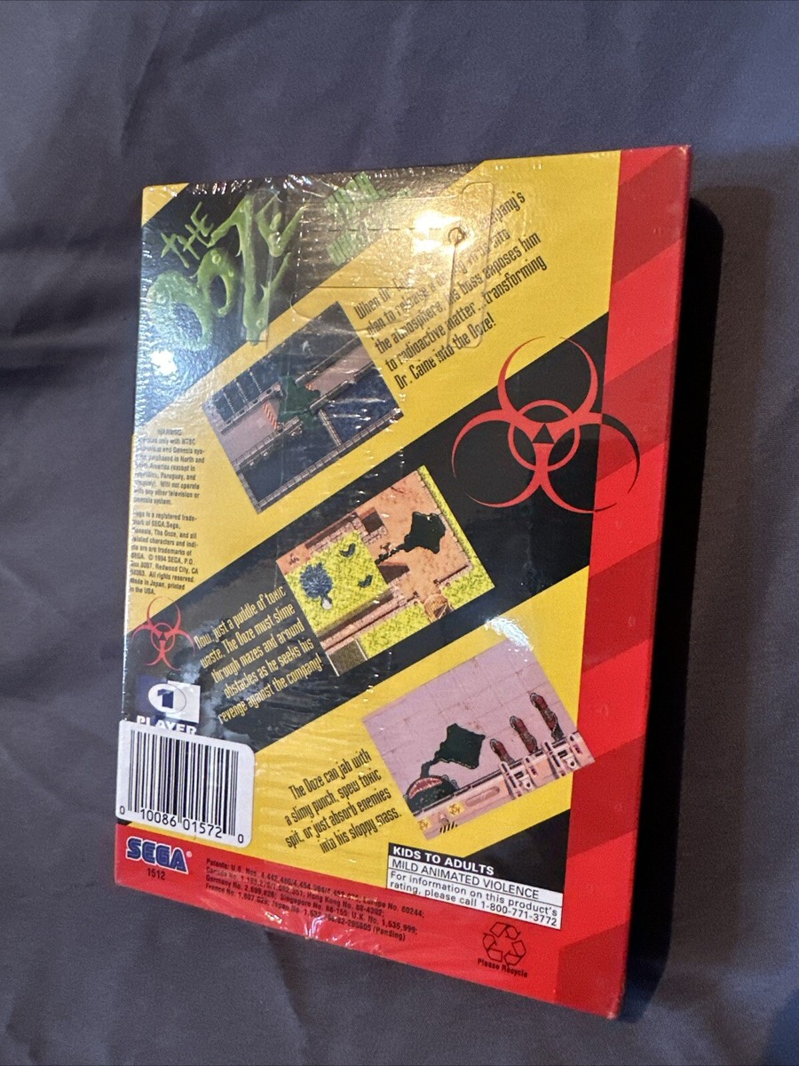 Ooze (Sega Genesis, 1995) for sale online | eBay