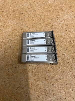 Lot of 4 JDSU 1000Base-SX SFP Optical Transceivers