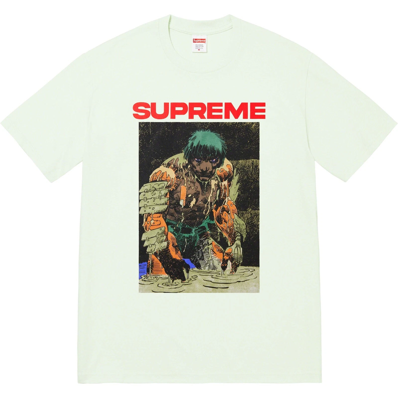Tee shirt Supreme Ronin vert clair M NEUF SCELLÉ SS23 Frank Miller