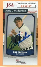 Autographed Bill Freehan 1968 Tigers 1988 Baseball Legends # 93 #2 JSA 