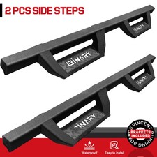 Bhz Running Boards Fit 2007-2021 Toyota Tundra Crew Max Truck Drop Nerf Bar Blk