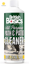 British Basics - Path and Patio Cleaner | Mould, Moss and Algae Remover 1 Litre 14.45 per litre